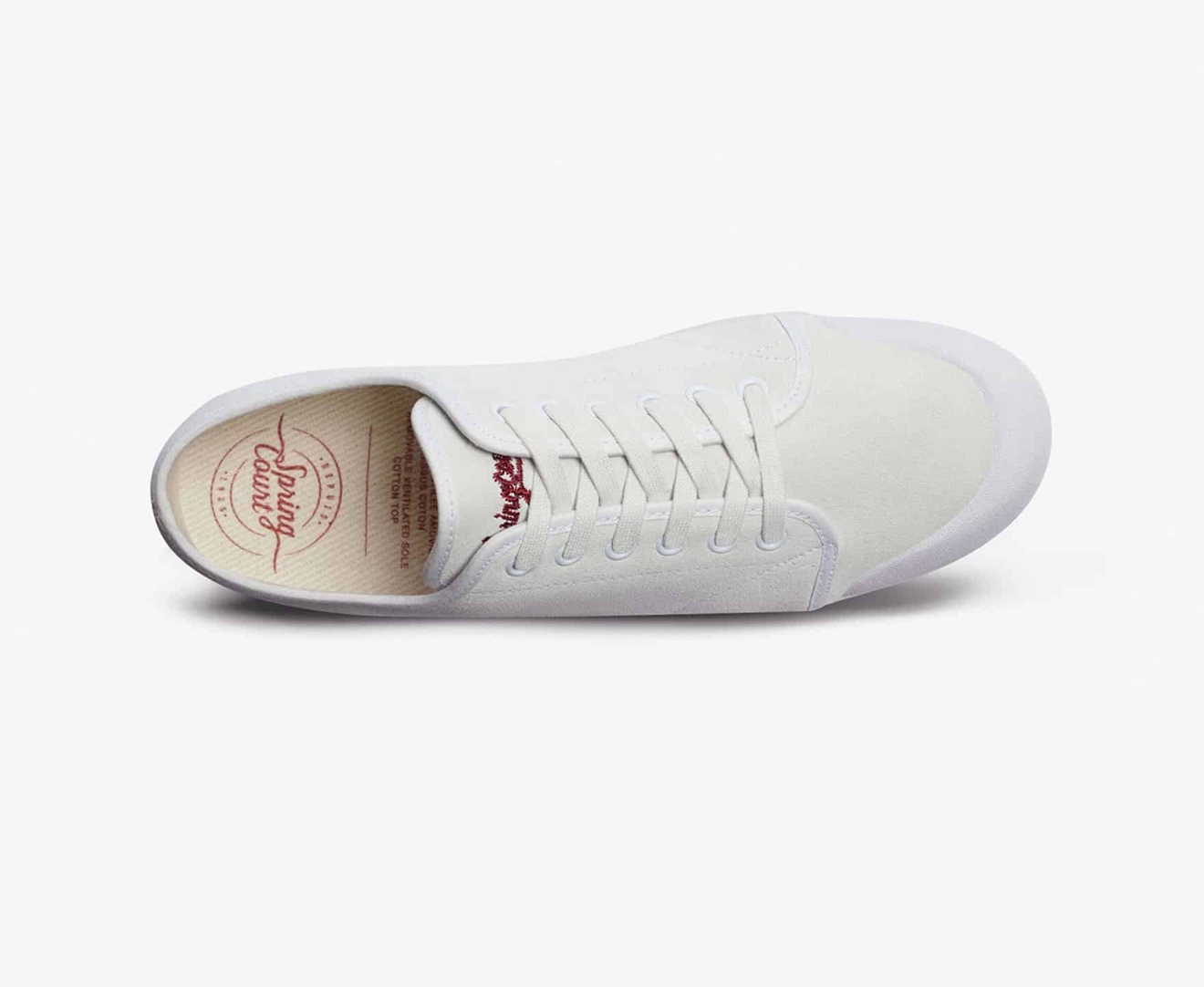 Spring Court G2 SUEDE Men's Trainers White | South Africa-13XDVPUGB